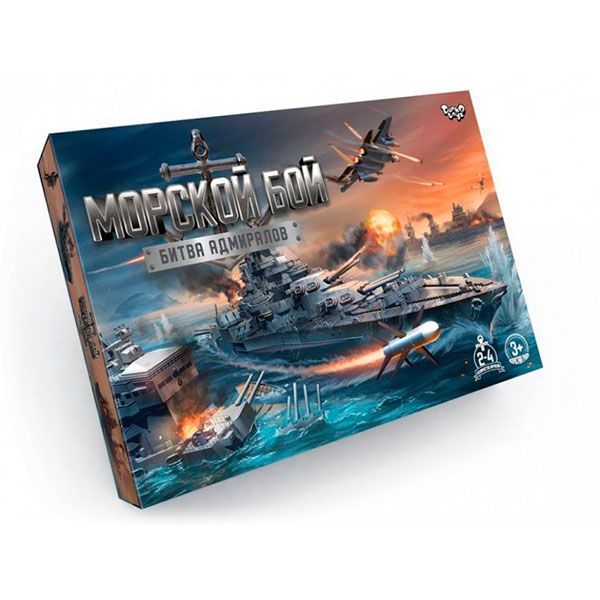 Настільна розважальна гра "Морський бій. Битва адміралів" G-MB-04U