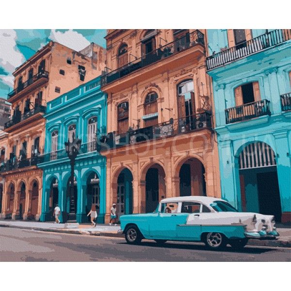 Картина за номерами "Яскрава Куба" 40*50 см (10536)
