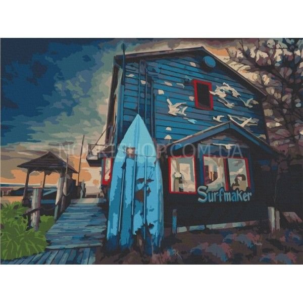 Картина за номерами 40х50 (10557) "Вест Корк. Ірландія"