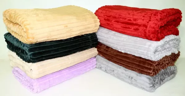 Плед /покривало "Шарпей /смужки" SHD-098-В двушка велюрове (ширина смужки 2.5 см) р. 2м +/- 180*200 -(Без вибору забарвлення!!! Забарвлення періодично можуть змінюватися і не збігатися з фото) 