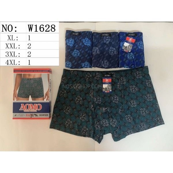 Боксери "Aomo" 1628 bamboo р. Хl, 2xl, 2xl, 3xl, 3xl, 4xl -ростовка 12 шт