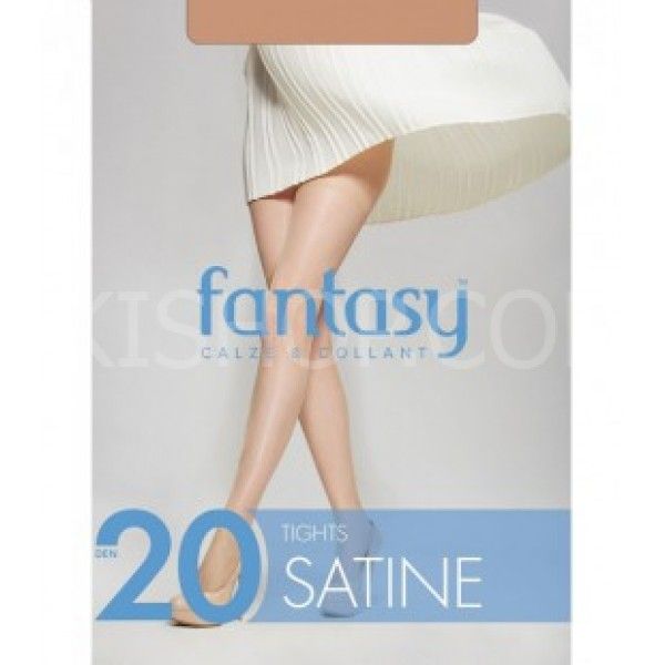 Колготки капронові fantasy "SATINE" 20 ден з шортиками, р. 2, 3, 4, 5, 6 -(натурал)