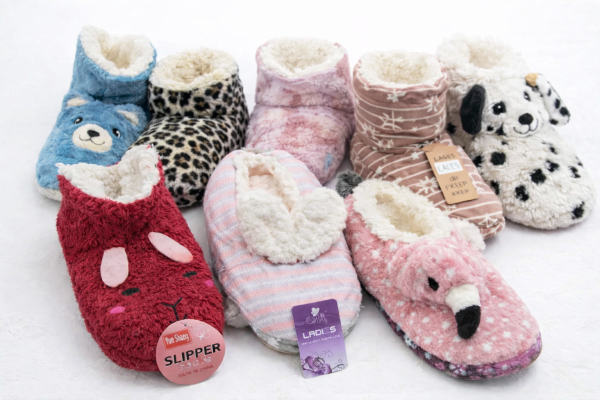 Тапки-чуні домашні "Мікс" ВМ-8858 утеплені на м'якій підошві, р. 36-41 -асорті -(в упаковці різний випадковий мікс за висотою та забарвленням) -уп. 12 шт