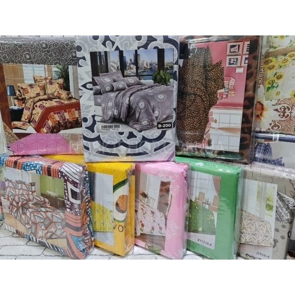 Комплект постільної білизни "Constansy 3d ефект" 00036-3е-поліестер євро -(нова упаковка або в сумці р. 200*205/70*70 -(без вибору забарвлення!!!))