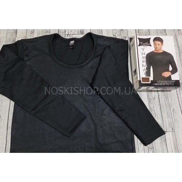 Термокофта в коробці турція "TUTKU" 0128-2к кофта чоловіча р. M-(44-46), 2xl/батал-(56-60) -(чорна /кофта)