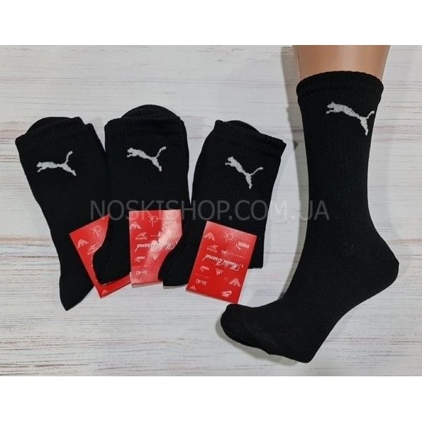 Шкарпетки "СПОРТ" гр-730 стрейч універсальні /теніс, р. 36-40 -(чорні -теніс універс.)