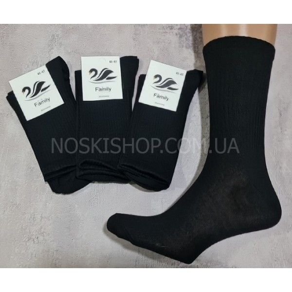 Шкарпетки Житомир "Limerence" 170-1 стрейч чоловічі "Теніс" р. 41-45 -(Теніс -чорні /однотонні -чол.) -уп. 12 шт