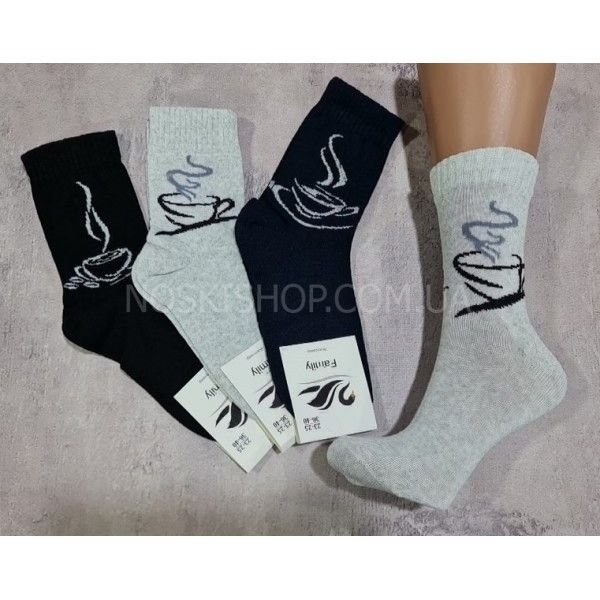 Шкарпетки житомир "LIMERENCE" 412-15 стрейч жіночі (високі) р. 36-40 -асорті -(кавові чашки -стрейч)