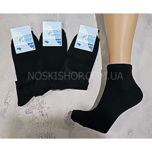 Шкарпетки Житомир "Master" 110-1 економ -стрейч жіночі, р. 23-25 -(економ- короткі -чорні)