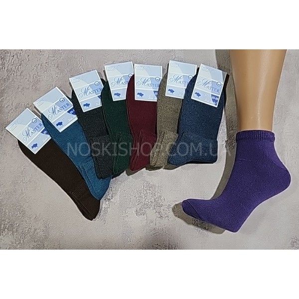 Шкарпетки Житомир "Master" 110-6 економ -стрейч жіночі, р. 23-25 -випадковий мікс -(економ -короткі -темне асорті)