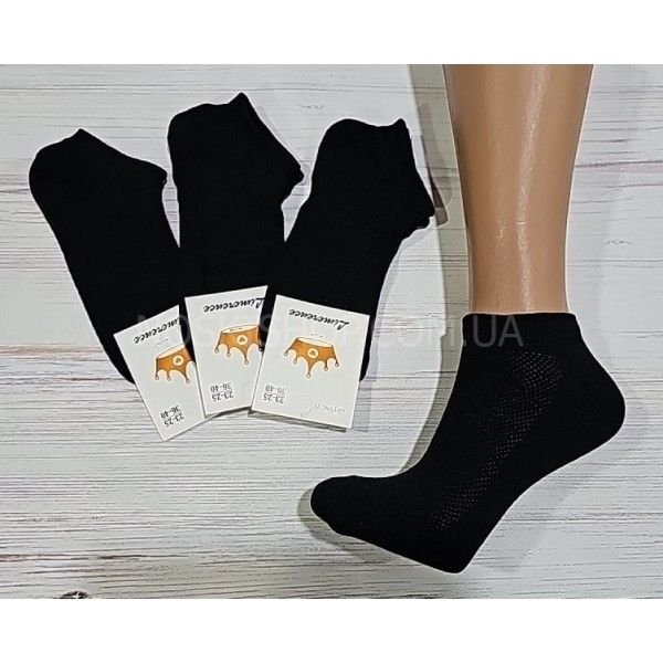 Шкарпетки Житомир "Limerence" 03-1 сітка жіночі, короткі р. 36-40 -(сіточка -чорні -економ) -уп. 12 шт