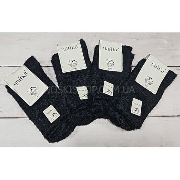 Шкарпетки "ЧАЙКА" 7112-6 норка/кашемір чоловічі, р. 41-47 -(чорні) -уп. 10 шт