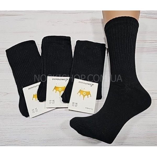 Шкарпетки житомир "LIMERENCE" 432-1 стрейч жіночі теніс, р. 36-40 -(чорні -тенніс -стрейч)