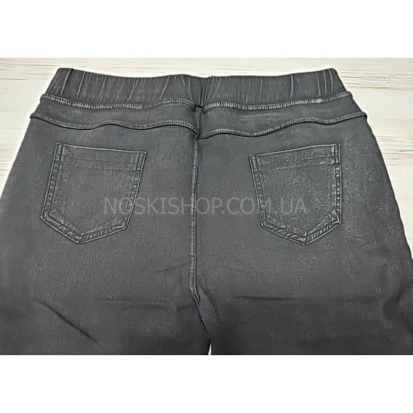 Джеггінси "ЛАСТОЧКА" 4074-2а-О джинси-стрейч на хутрі, р. 7xl-(52-54) -(чорні)