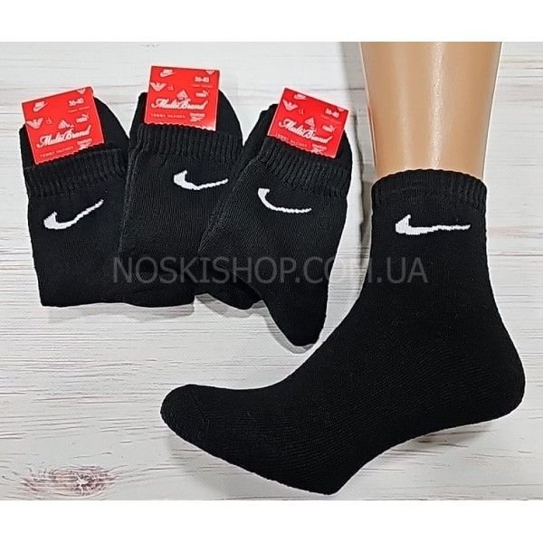 Шкарпетки "СПОРТ" ГР-0021 махрові універсальні, р. 36-40 -(чорні)