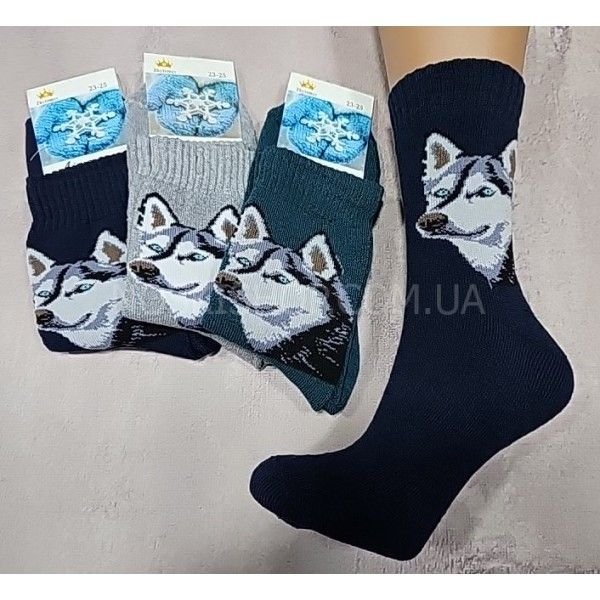 Шкарпетки Житомир "LIMERENCE" 4960-50 махрові жіночі, р. 36-40 -асорті -(Махра -однотонні +вовк) -уп. 12 шт