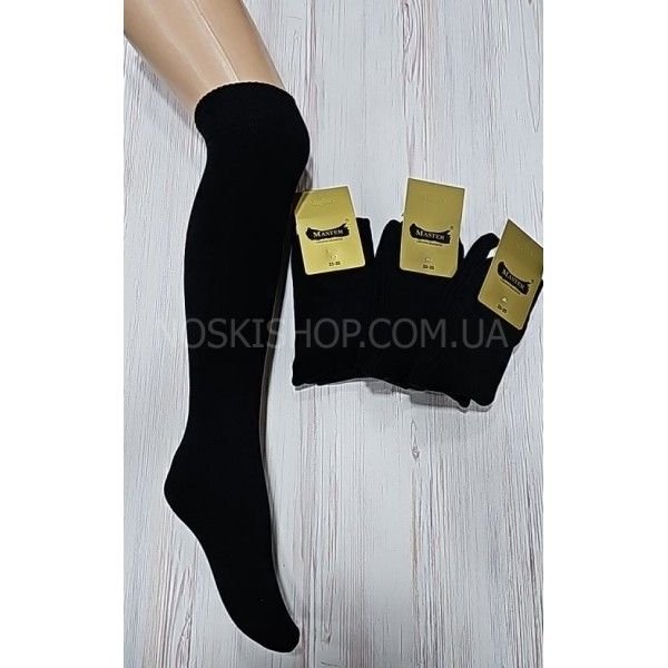 Гольфи "Master" 9450 махрові жіночі, р. 23-25 -(Махра -чорні -гольфи/ жіночі) -уп. 12 шт