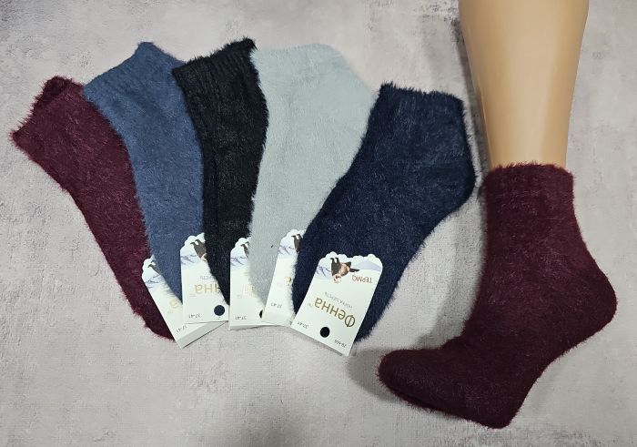 Шкарпетки "Фенна" 608-6 норка-кашемір жін. р. 37-41 -асорті -(середні +однотонні -норка) -уп. 10 шт.