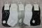 Шкарпетки "Корона" ВY293-2 стрейч /cotton жіночі, р. 36-41 -асорті -(короткі /однотонні -три кольори -сірі /білі /чорні) -уп. 10 шт