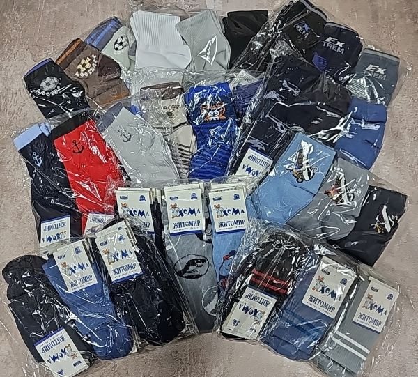 Шкарпетки Житомир "Хома Master" 829-5 дитячі стрейч-бавовна на розмір за довжиною стопи: 18-20 -(ХЛОПЧИК -стрейч 5/7 років -випадкове асорті без вибору) -уп. 12 шт