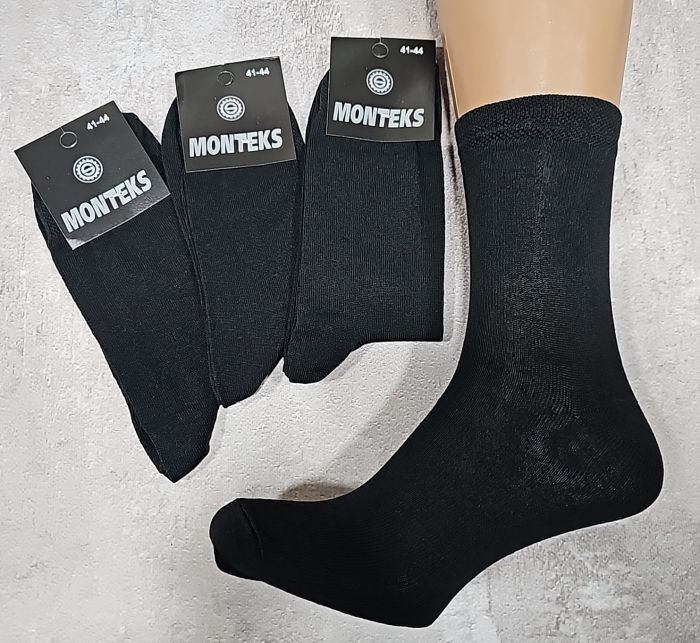Шкарпетки "Дукат-MONTEKS" С414-2 стрейч "класика" чоловічі -(чорна етикетка) р. 41-44 -(чорні -стрейч)