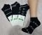 Шкарпетки Житомир "Master" 929-65 бамбук стрейч жіночі, р. 23-25 -(чорні +різний мікс білих сердець /короткі) -уп. 12 шт