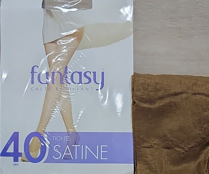 Колготки капронові fantasy "SATINE" 40 ден з шортиками, р. 3, 4, 5, 6 -(бронза)