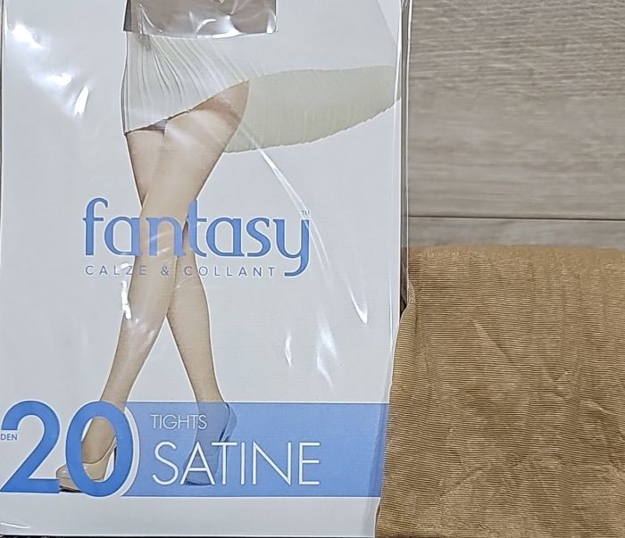 Колготки капронові fantasy "SATINE" 20 ден з шортиками, р. 2, 3, 4, 5, 6 -(натурал)