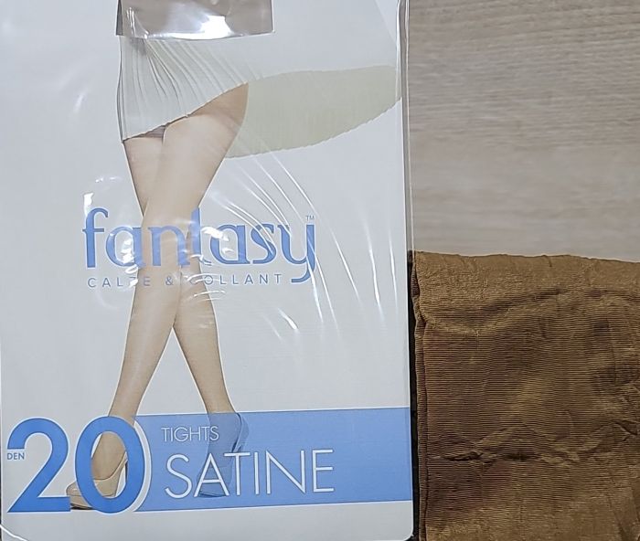 Колготки капронові fantasy "SATINE" 20 ден з шортиками, р. 2, 3, 4, 5, 6 -(бронза)