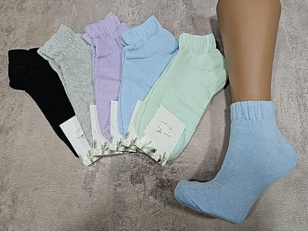 Шкарпетки "Nice" 506-MIX махрові жіночі, р. 36-40 -асорті -(Махра -однотонні /укорочені + середня об'ємна гумка) -уп. 10 шт