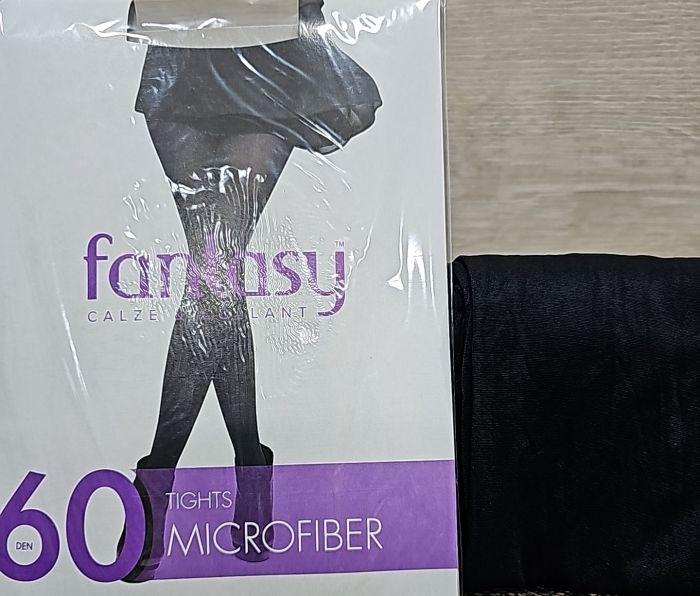 Колготки капронові Fantasy "MICROFIBRA" 60 ден, р. 2, 3, 4, 5 -(чорні)