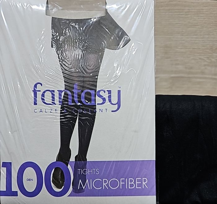 Колготки капронові Fantasy "MICROFIBRA" 100 ден, р. 2, 3, 4, 5 -(чорні)