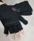 Мітенки з рукавицею універсальні /чоловічі "Anjela" 1301 без пальців +рукавичка -(Чорні) -уп. 12 шт