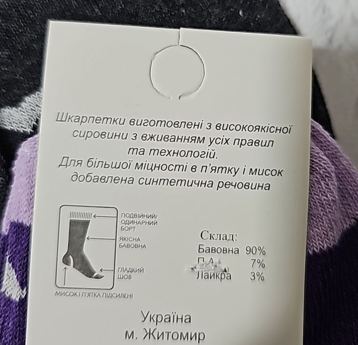 Шкарпетки Житомир "КОІ-Жіноча колекція" 120-01 стрейч жіночі, р. 36-41 -асорті -(Короткі /комбіновані з мордочкою та вушками + серця) -уп. 12 шт