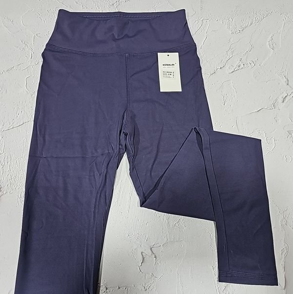 Лосини "KENALIN" 9600 з еластичної тканини дайвінг, верх на широкому поясі, р. l/xl-(44-46), 2xl/3xl-(46-48) -(сірі)