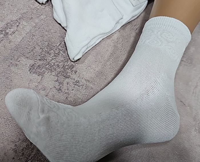 Шкарпетки "Житомир Преміум" 209-2 стрейч з прозорим верхом жіночі "Наречена", р. 23-25 - (білі /наречена) -уп. 12 шт