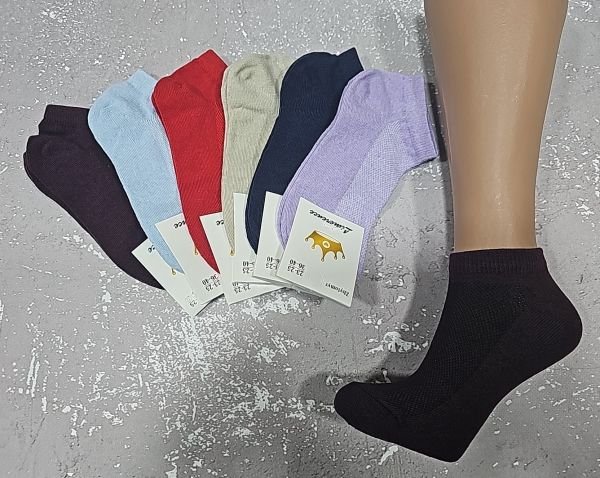 Шкарпетки Житомир "Limerence" 03-56 сітка жіночі, короткі р. 36-40 -асорті -(сіточка -однотонні /кольорові) -уп. 12 шт