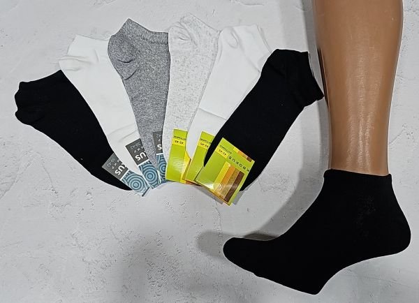 Шкарпетки Житомир "Крокус" 010-6 стрейч чоловічі, р. 39-42, 42-45 -(випадкове асорті /короткі -однотонні -економ -чоловічі)