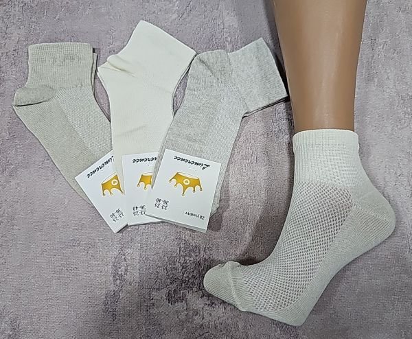 Шкарпетки Житомир "Limerence" 10-004 сітка жіночі, р. 36-40 -асорті -(сіточка -середні /бежево-молочний мікс із широкою гумкою) -уп. 12 шт