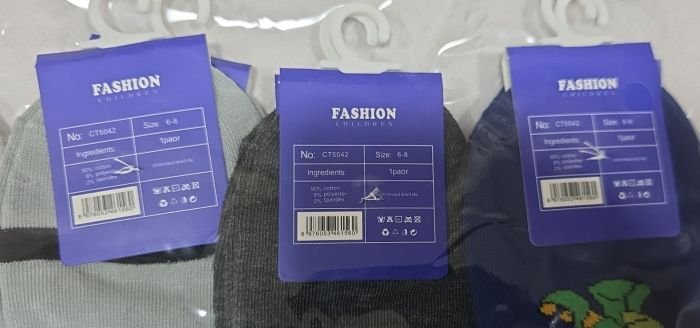 Шкарпетки "Fashion/ Coala" СТ-5042-1 стрейч /cotton дитячі р. 2-4, 4-6, 6-8 років -асорті -(Хлопчик -М.-Маус-с мікс з широкою гумкою в рубчик) -уп. 10 шт