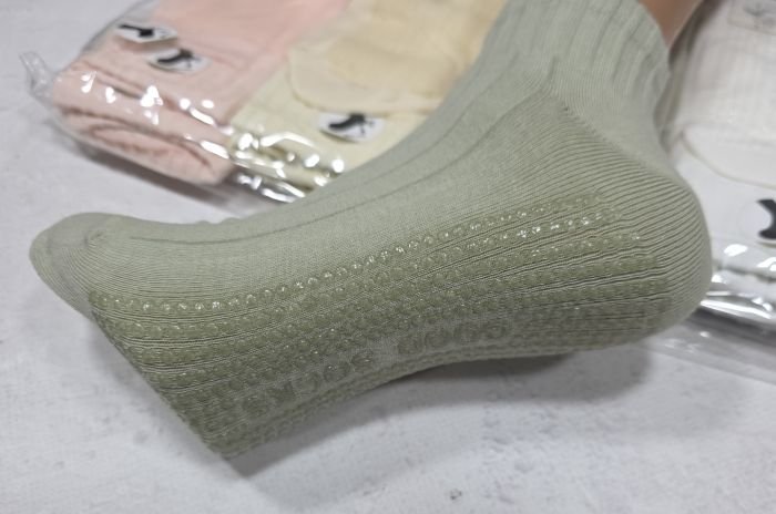 Шкарпетки "Корона" ВY-908-5 стрейч /cotton жіночі, р. 36-41 -асорті -(Укорочені/ однотонні в рельєфний широкий рубчик +широка гумка в рубчик +гальма на стопі) -уп. 10 шт