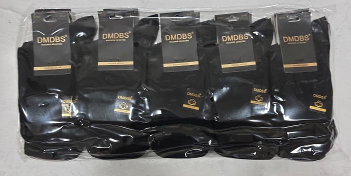 Шкарпетки "DMDBS" AS:001 стрейч /cotton чоловічі, р. 41-47 -(чорні /однотонні -класика) -уп. 10 шт (ас-001)