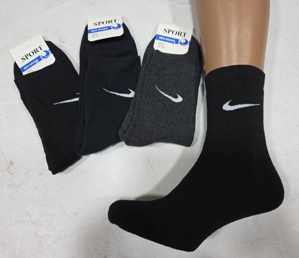 Шкарпетки "SPORT значок" 505-MIX махрові чоловічі, р. 42-45 -асорті -уп. 12 шт