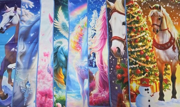 Рушник 9417-1200 /25*50 кухонний велюр-махра р. 25*50 -уп. 20 шт -(Мікс коней -символ 2026 року)