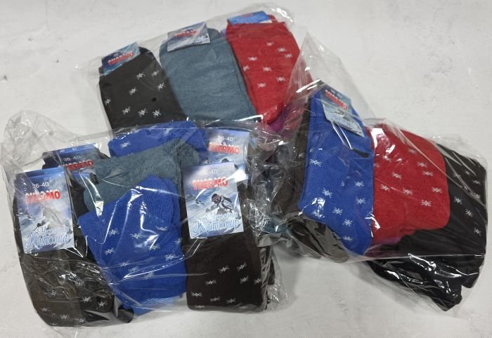 Шкарпетки Житомир "Преміум" 6062-17 махрові жіночі р. 23-25 -асорті -(Махра -однотонні +дрібні сніжинки) -уп. 12 шт