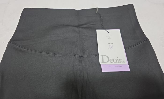 Лосини "Deoiros" Н-9118 еластичні з флісовим напиленням, з коригуючою мембраною +з широким поясом утяжкою +з підтяжкою живота та сідниць з пуш-ап ефектом (Push-up), р. L/XL-(46-50), 2XL/3XL-(48-52) -(чорні)