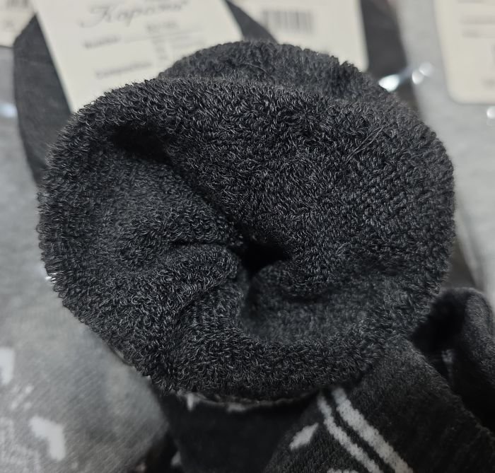 Шкарпетки "Корона" В-2160-4 махрові жіночі, р. 37-42 -асорті -(Середні /однотонні +на гумці в рубчик олені в орнаменті) -уп. 10 шт