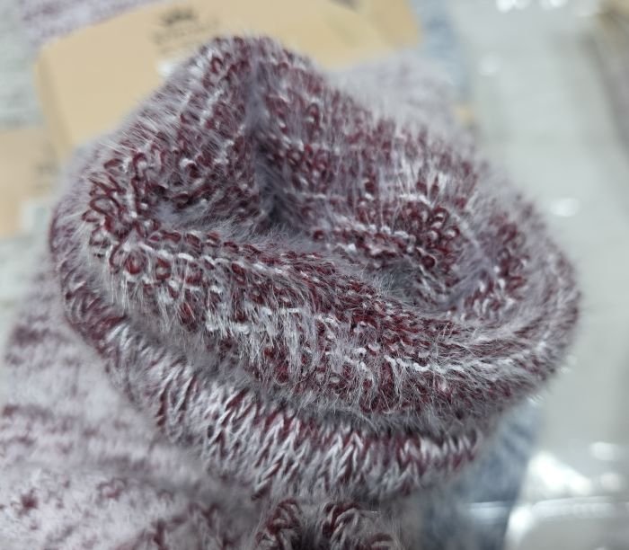 Шкарпетки "Корона" В-2583 термо норка вовна махрові жіночі, р. 36-41 -асорті -(Високі /меланжеві з пухнастою ниткою) -уп. 12 шт