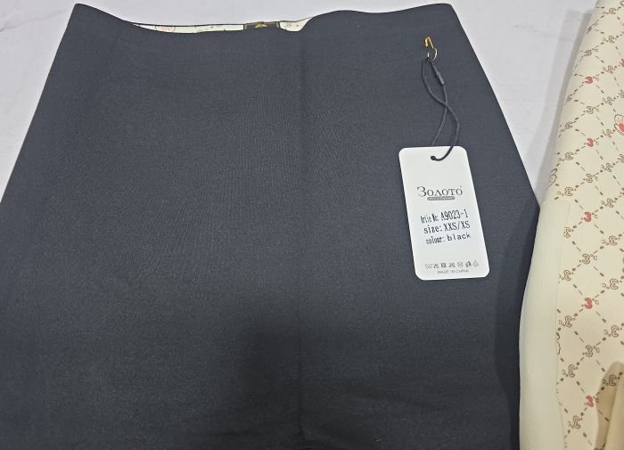 Лосини "Золото" А-9023-1-Г гладкі на збитому плюшевому флісі з коригуючою мембраною та тейпами +з широким поясом утяжкою +з підтяжкою живота та сідниць з пуш-ап ефектом (Push-up), р. L/XL-(100-117), 2XL/3XL-(105–127) -(чорні)