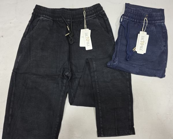 Джеггінси "Ласточка" 4070-2А джинси-стрейч на байці,, верх на резинці +спереду та ззаду кишені, р. XL-2XL-(46-50), 2XL-3XL-(48-52), 3XL-4XL-(50-54), 4XL-5XL-(52-56) -уп. 1 шт